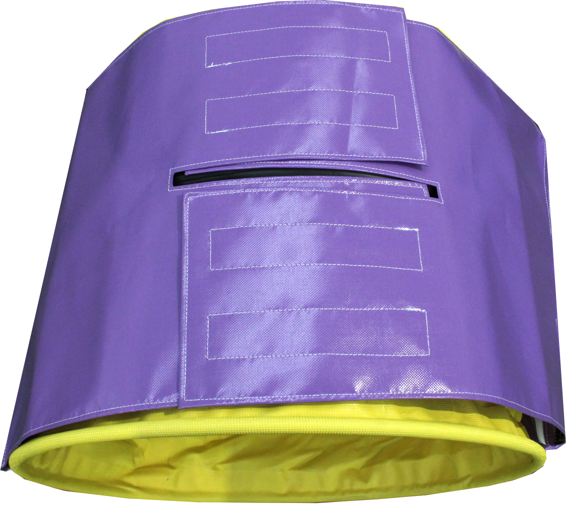 Sacche zavorrabili triangolari con velcro