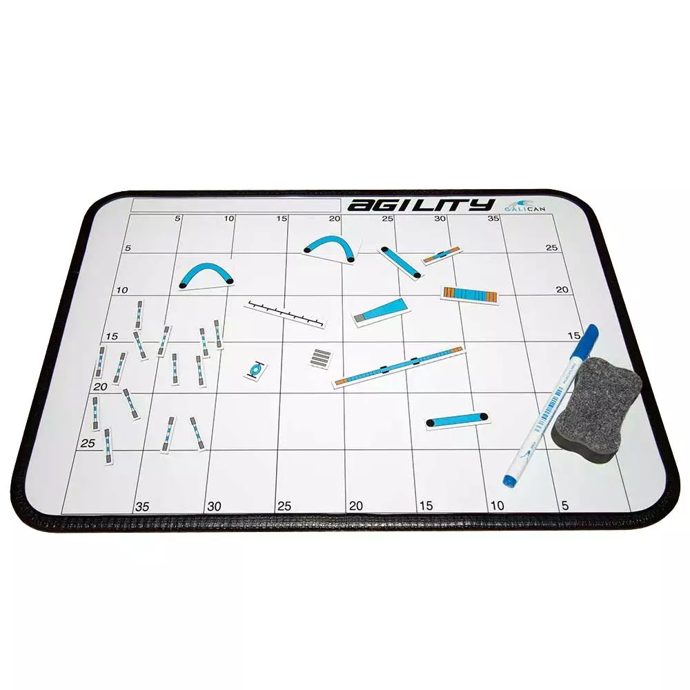 Lavagna magnetica per agility